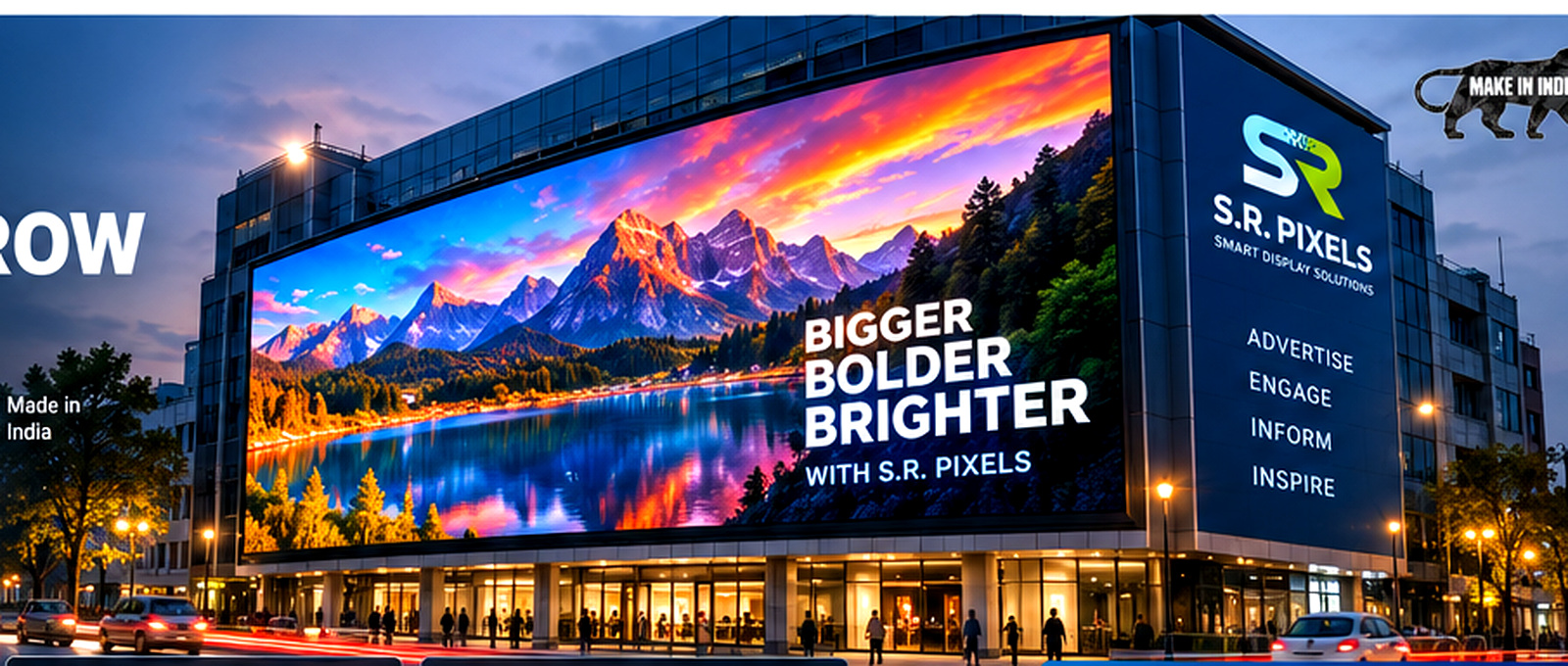 S.R. PIXELS LED display installation and solutions