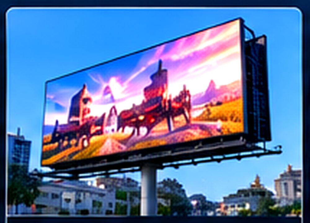 Outdoor LED advertising display