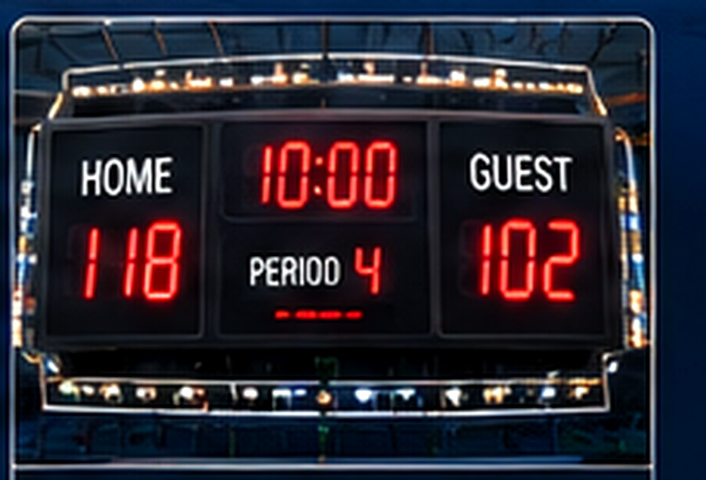 Sports LED scoreboard